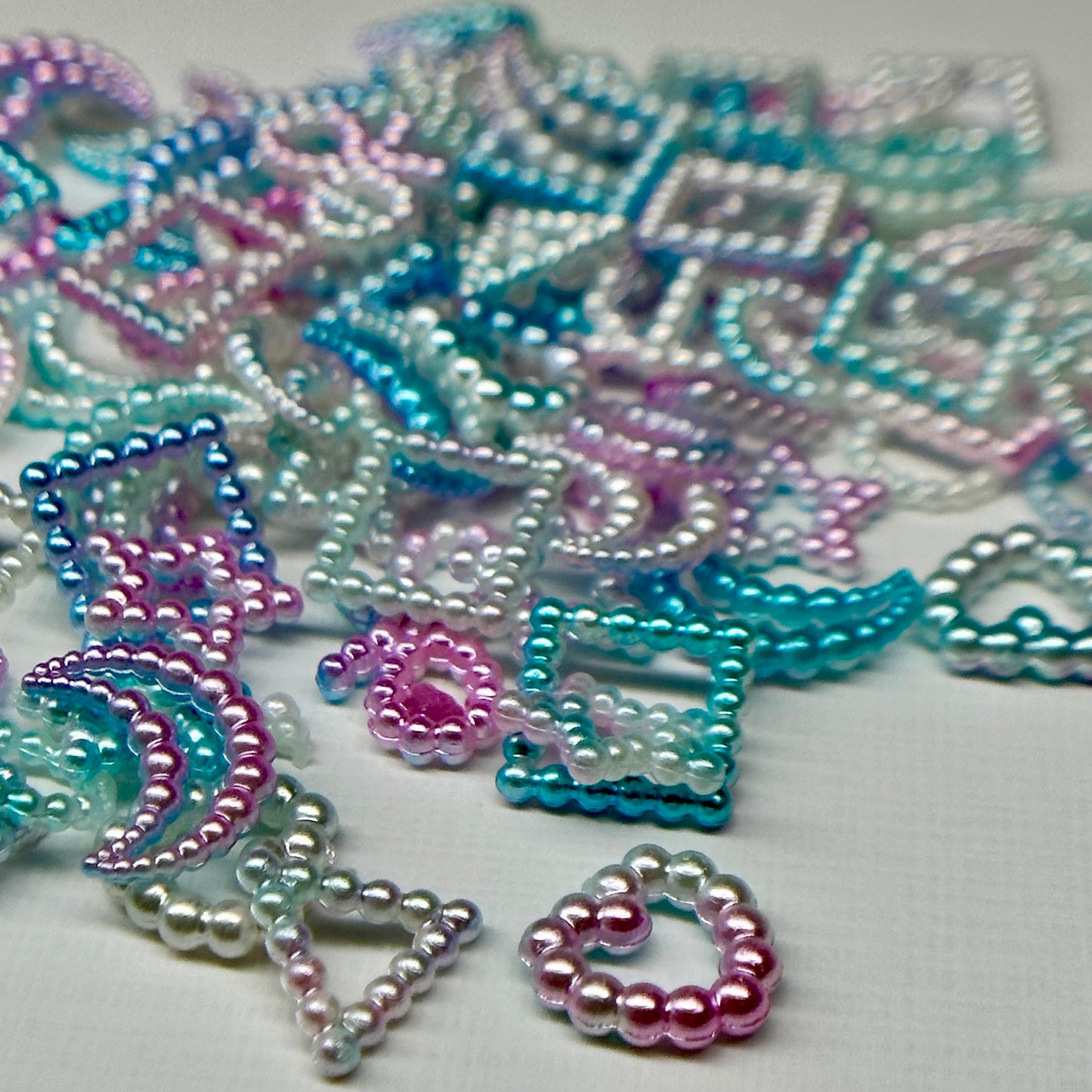 Assorted Pearl shapes charms
