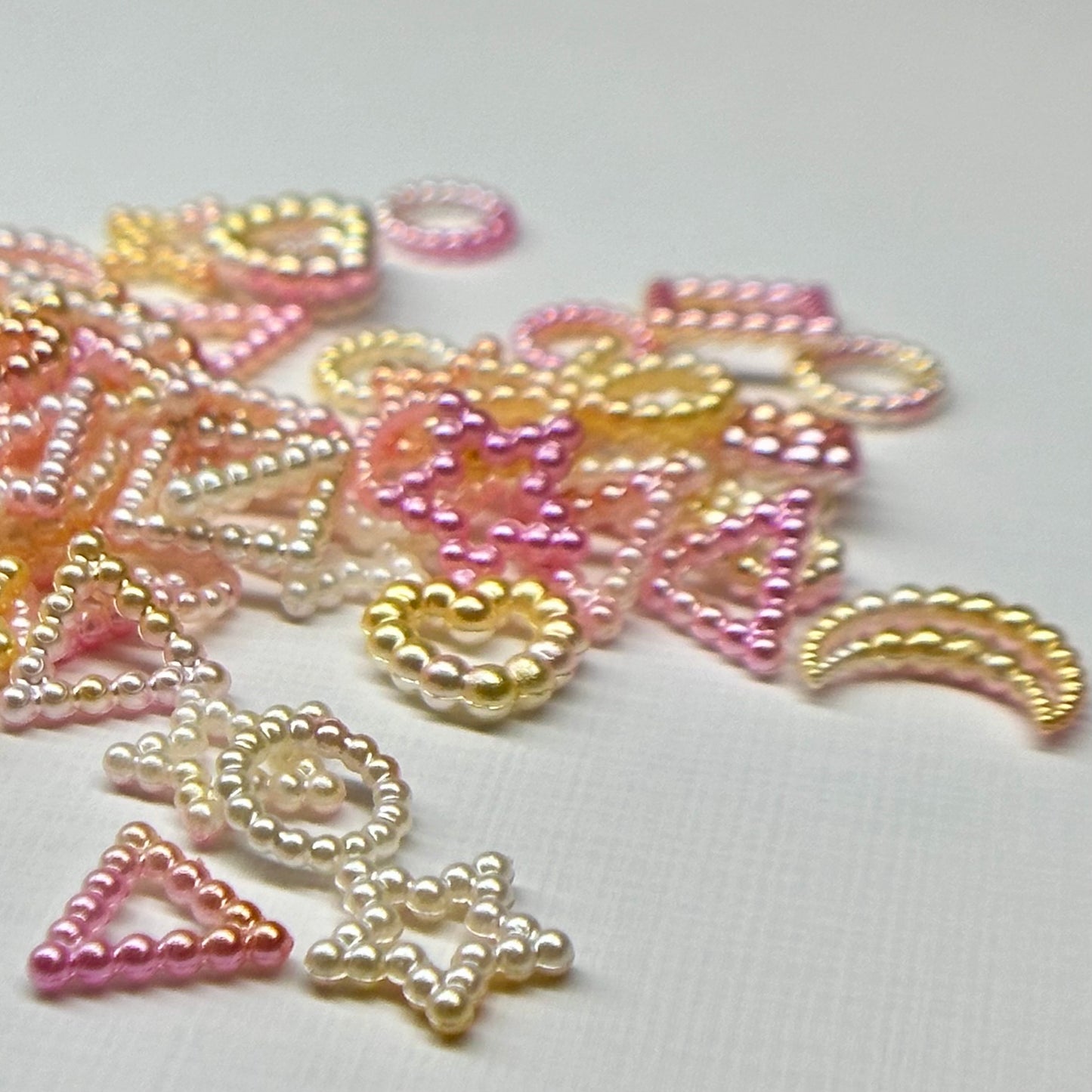 Assorted Pearl shapes charms