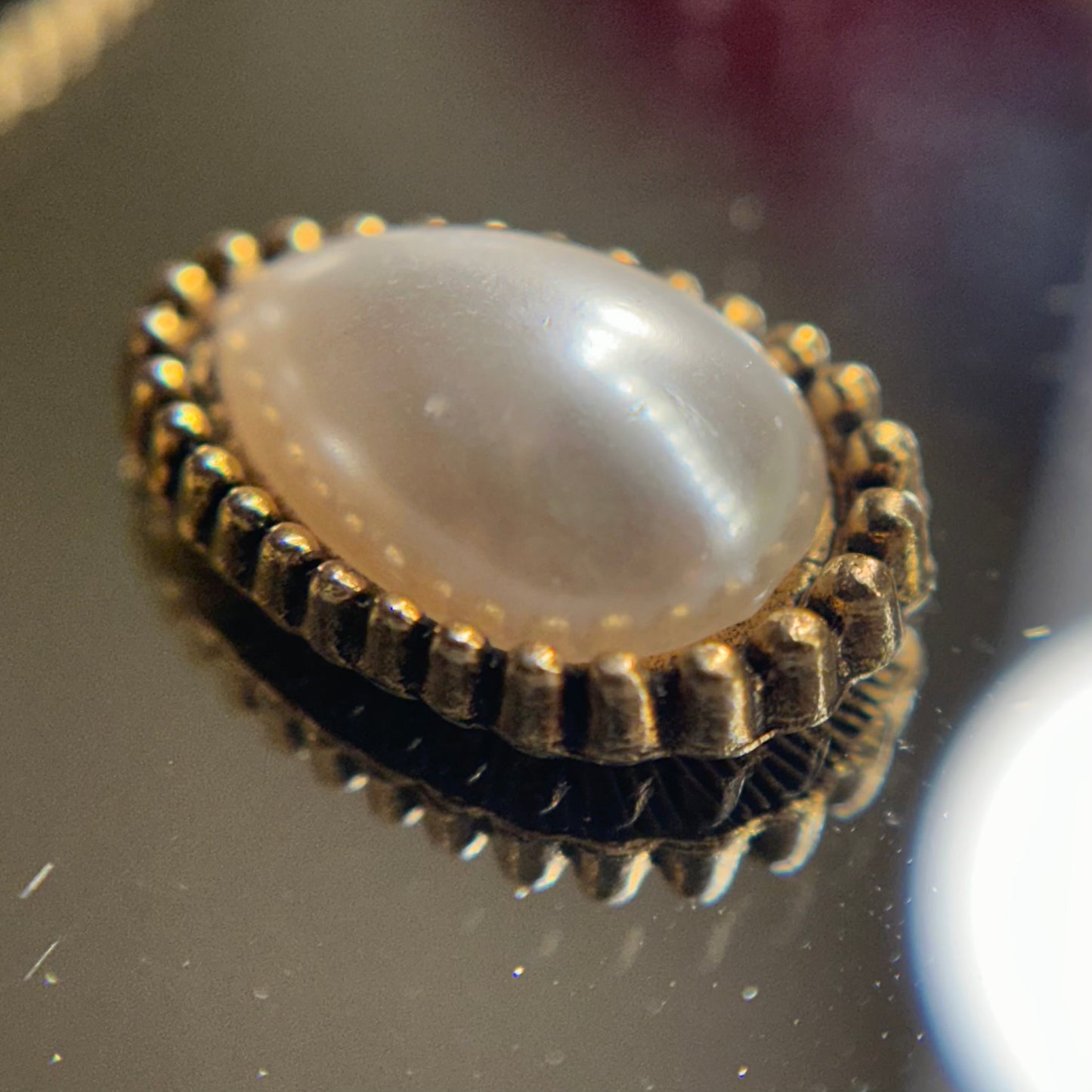 Gold Pearl Charms