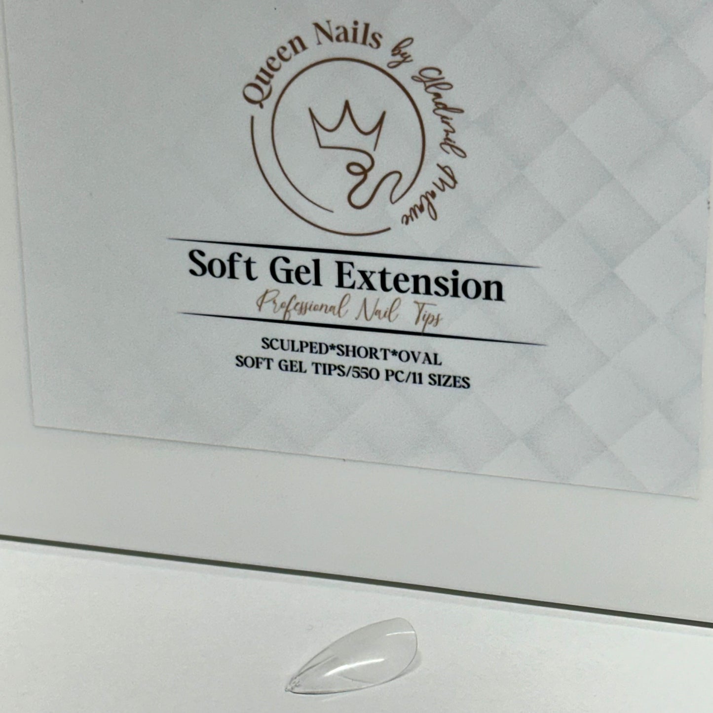 Almond soft Gel extensions