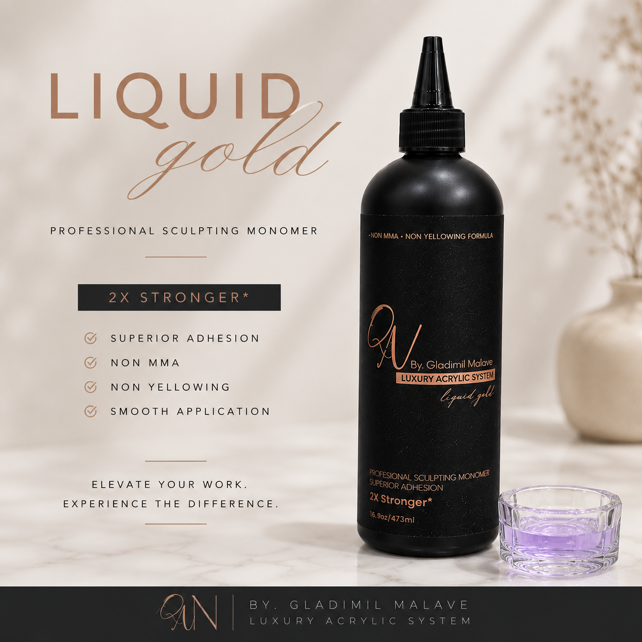 Liquid Gold sculpting liquid QN.By Gladimil Malave