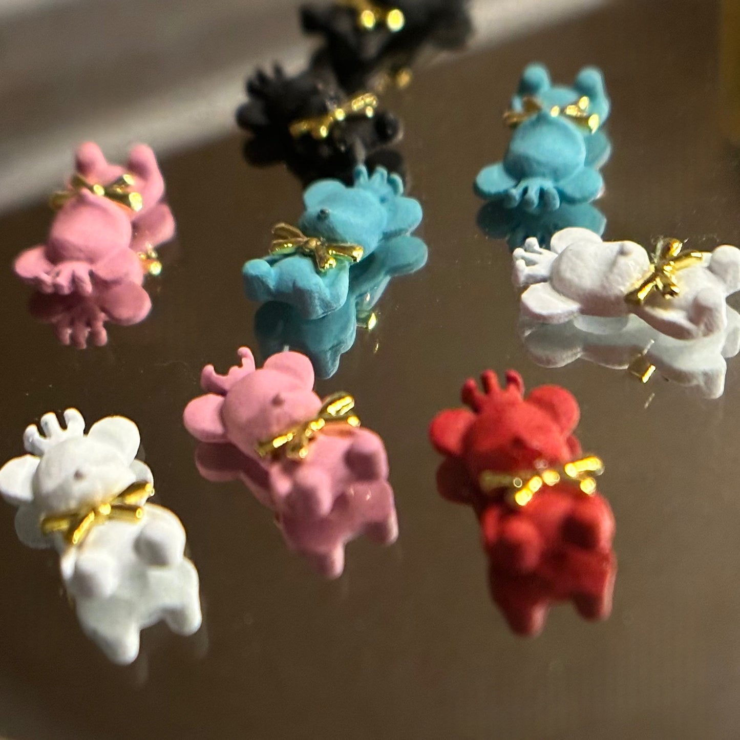 Bow Teddy Charm