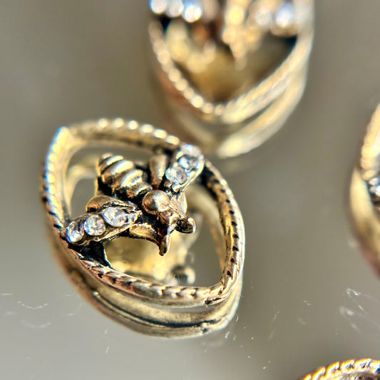 Gold Bee charm