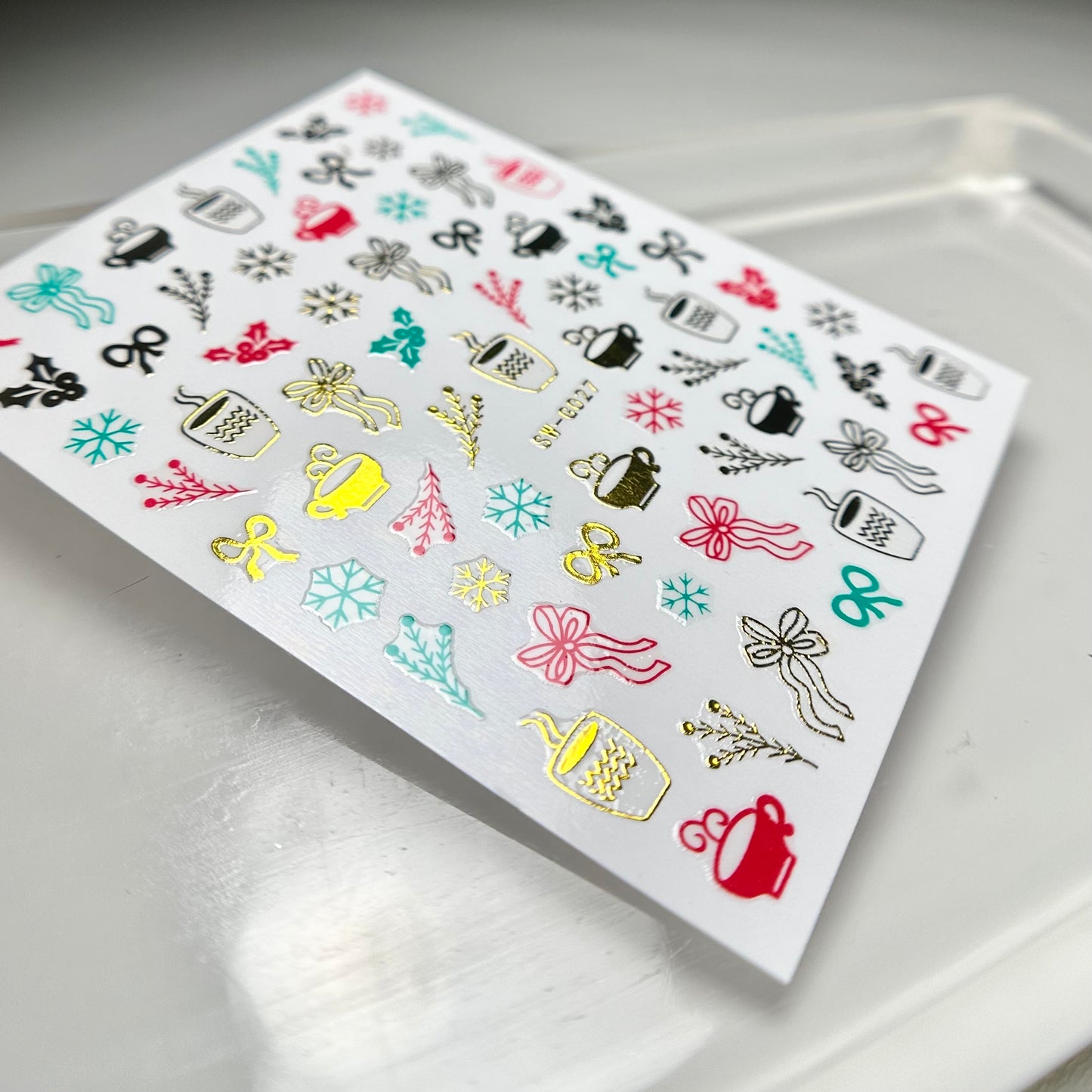 Gold Christmas Stickers
