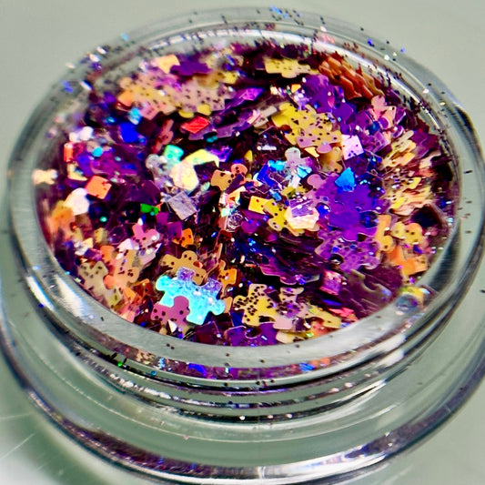 Puzzle encapsulation glitz