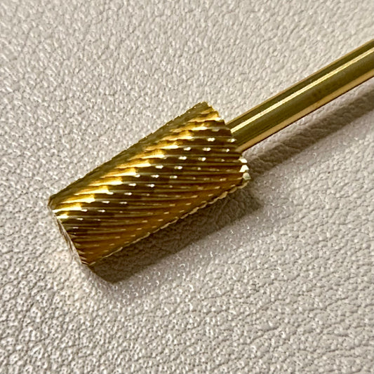 Gold Pro Tungsten Large Tapered Barrel Bit – Medium Grit