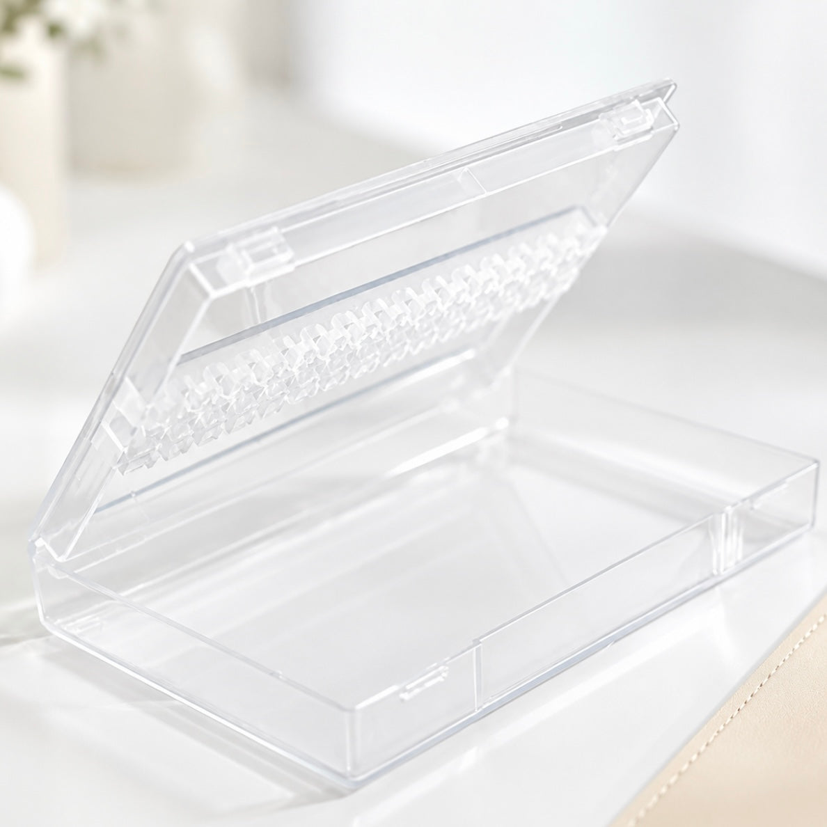Clear Nail Tip Storage Case
