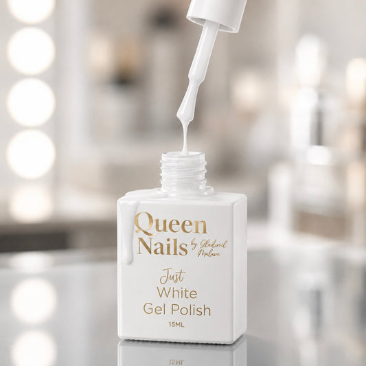 Just white gel polish